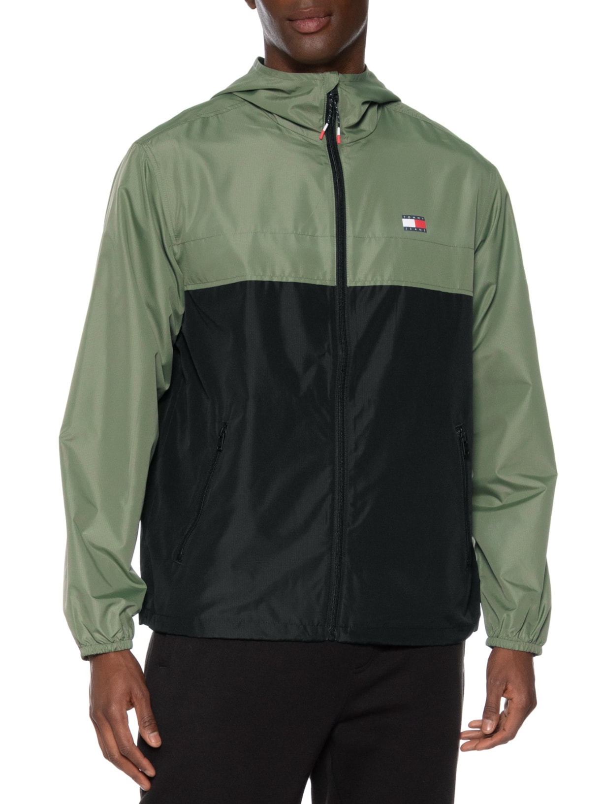 Jaqueta Masculina Corta Vento Chicago Verde Tommy Jeans