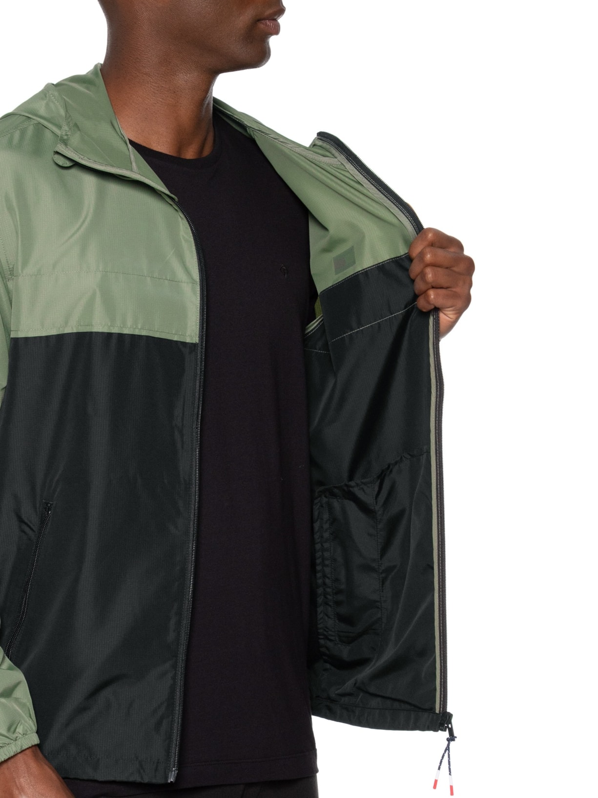 Jaqueta Masculina Corta Vento Chicago Verde Tommy Jeans