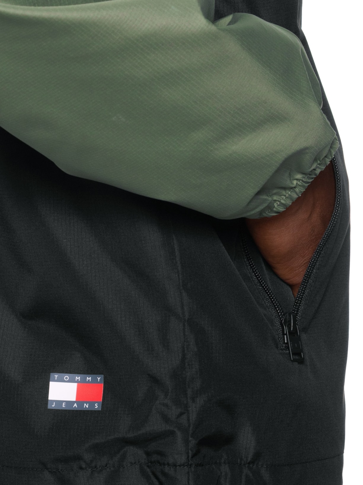 Jaqueta Masculina Corta Vento Chicago Verde Tommy Jeans