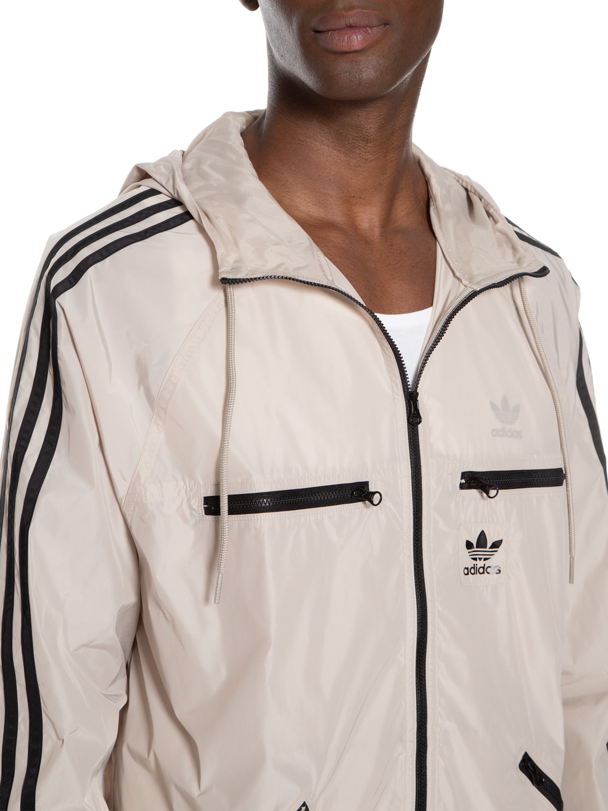 Jaqueta Masculina Corta Vento Classics Adidas Originals Bege