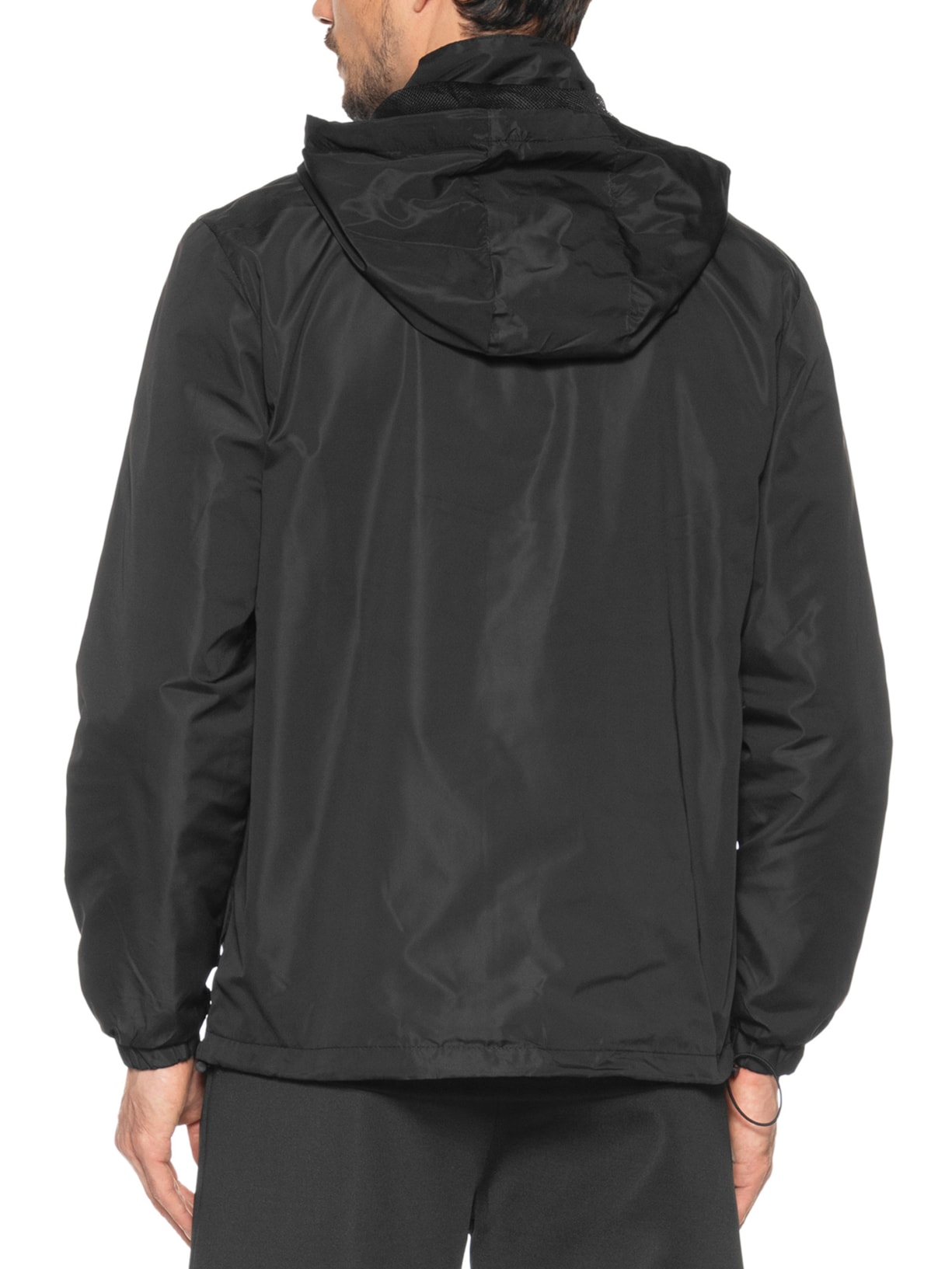 Jaqueta Masculina Corta Vento Com Capuz C84 Preto  '2 Essential