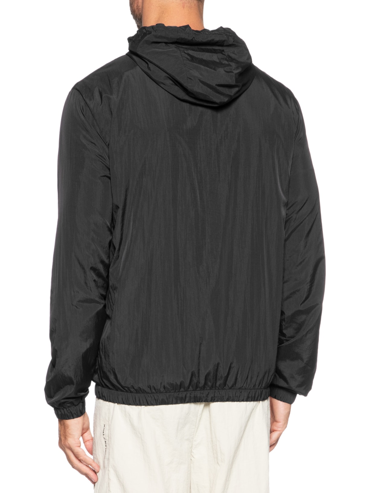 Jaqueta Masculina Corta Vento Com Gorro Preto Basiq Men