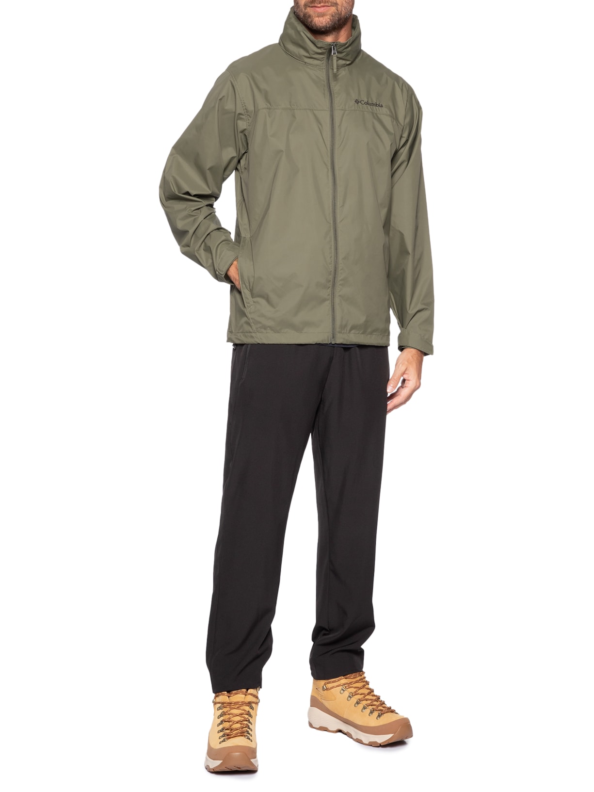 Jaqueta Masculina Corta-Vento Glennaker – Verde Columbia