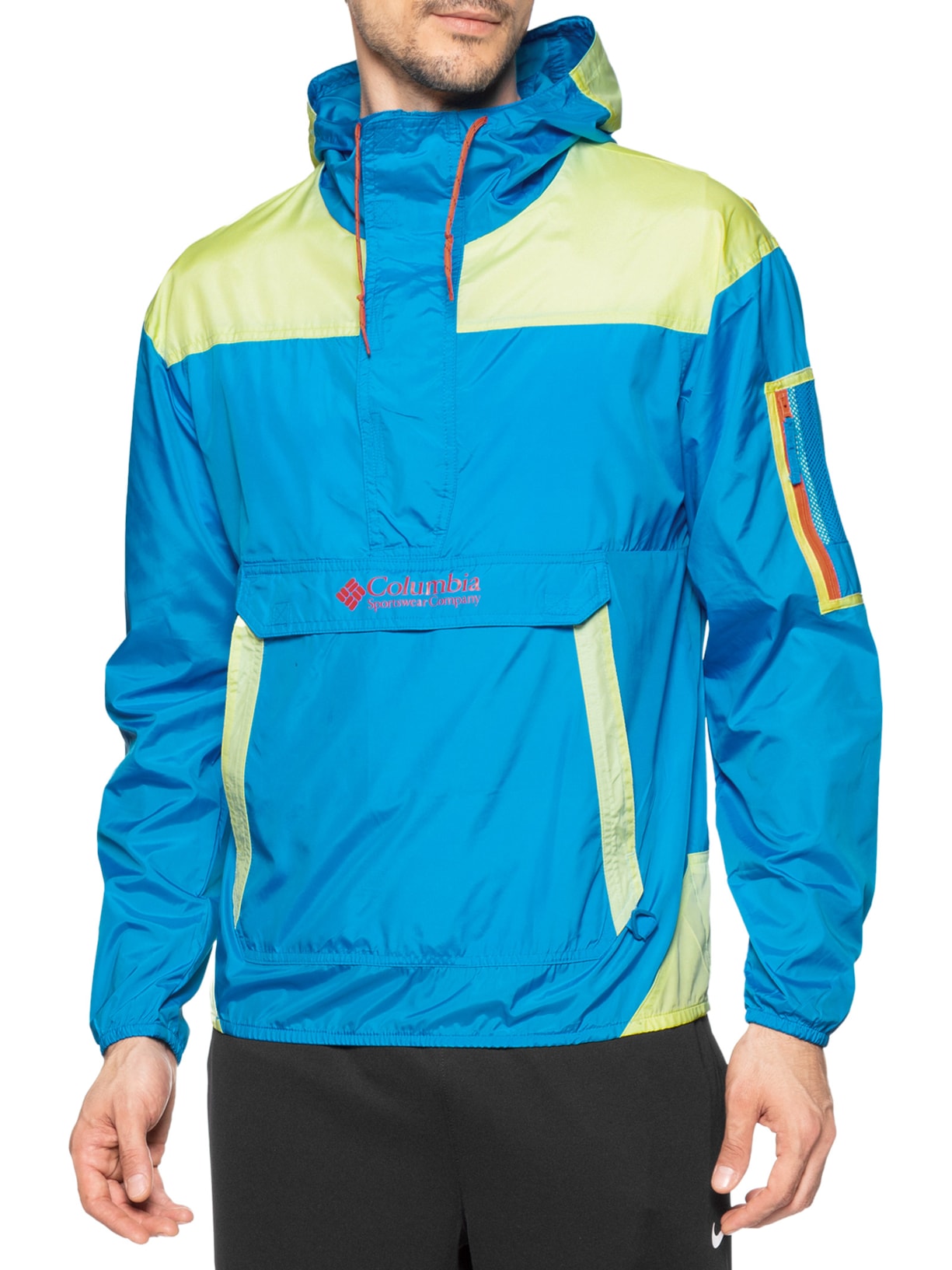 Jaqueta Masculina Corta-Vento Icons Challenger™ II Azul Columbia