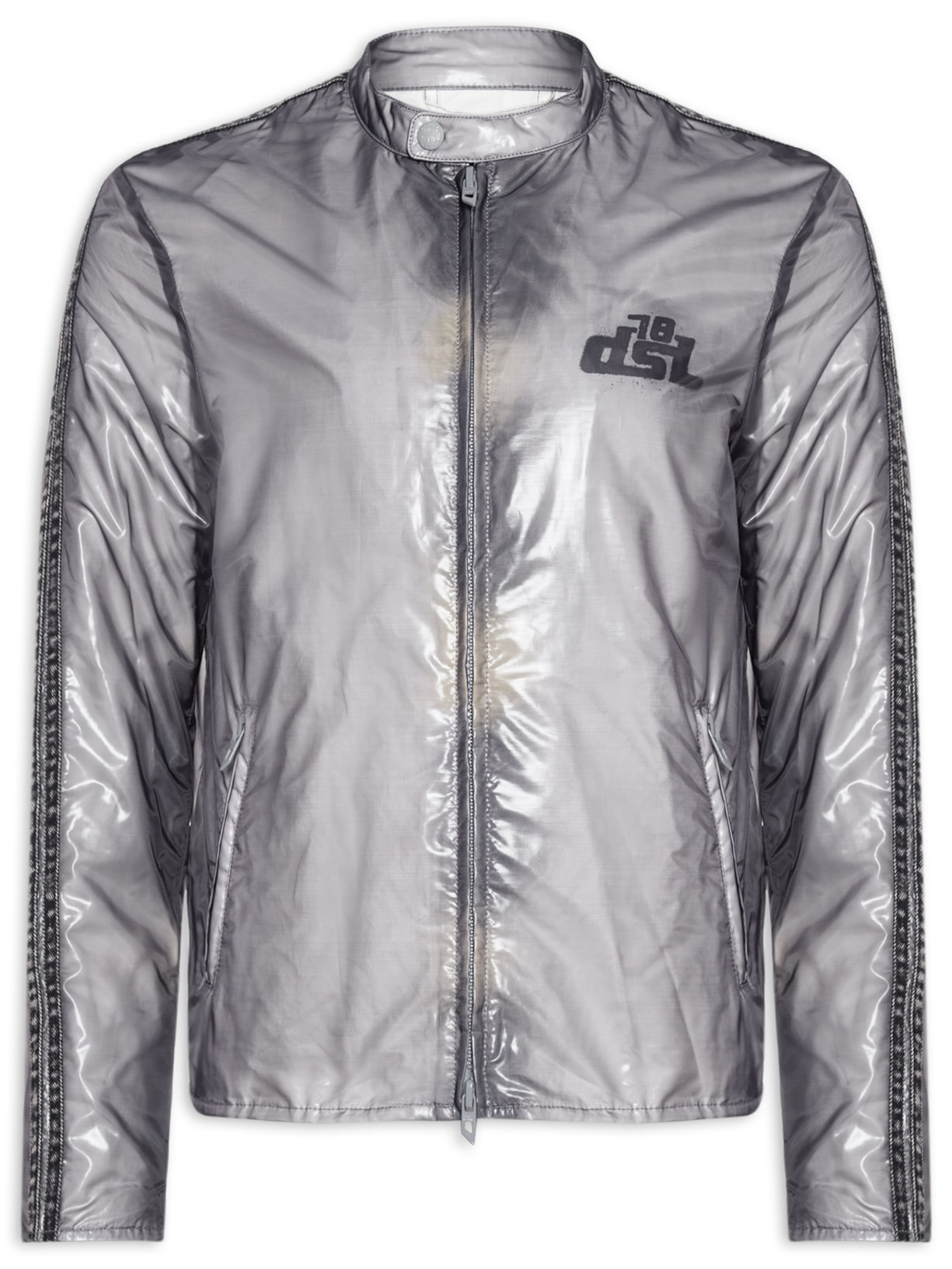 Jaqueta Masculina Corta-Vento J-Pop Giac - Cinza