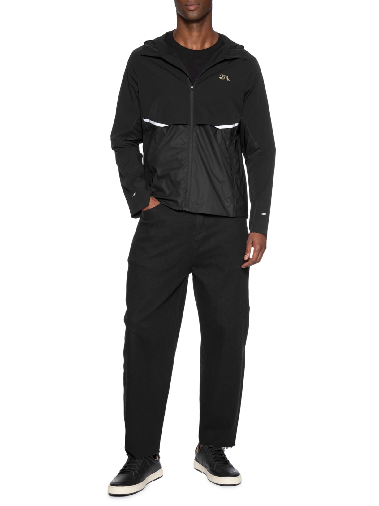 Jaqueta Masculina Corta Vento Performance Senna – Preto Reserva