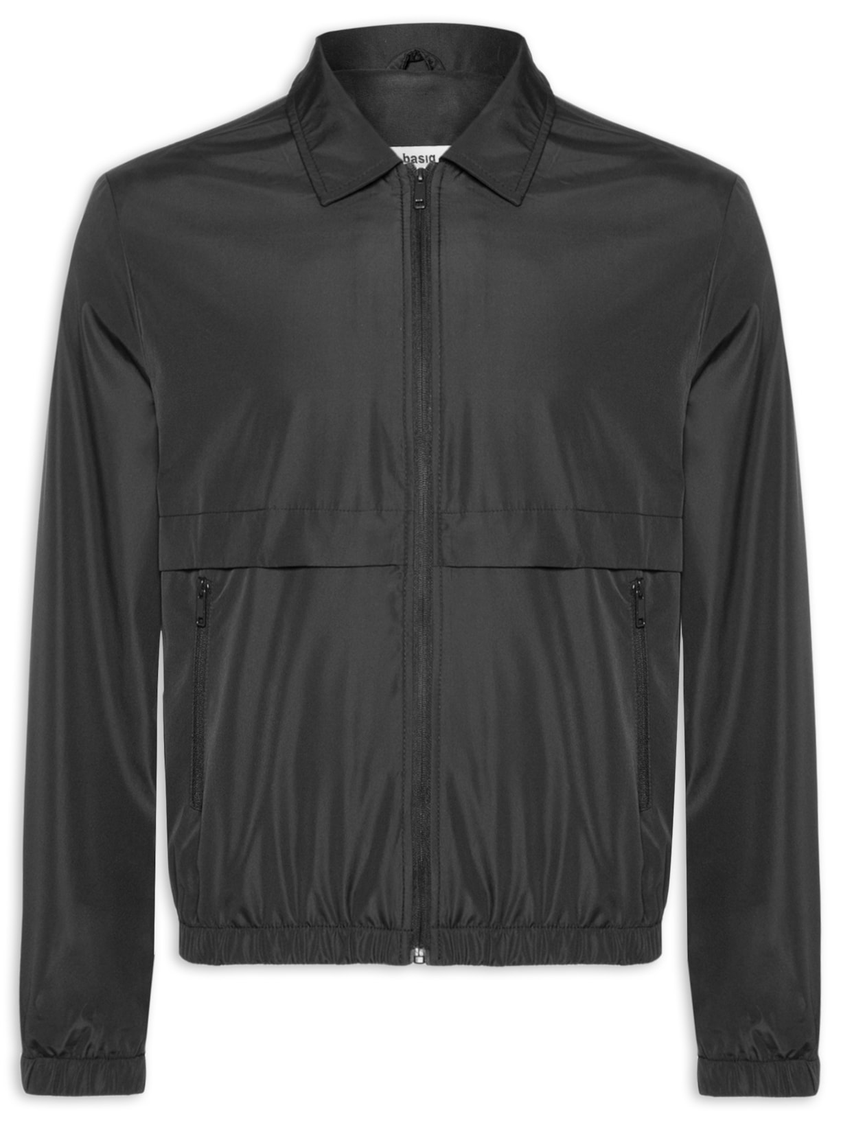 Jaqueta Masculina Corta Vento Preto Basiq Men