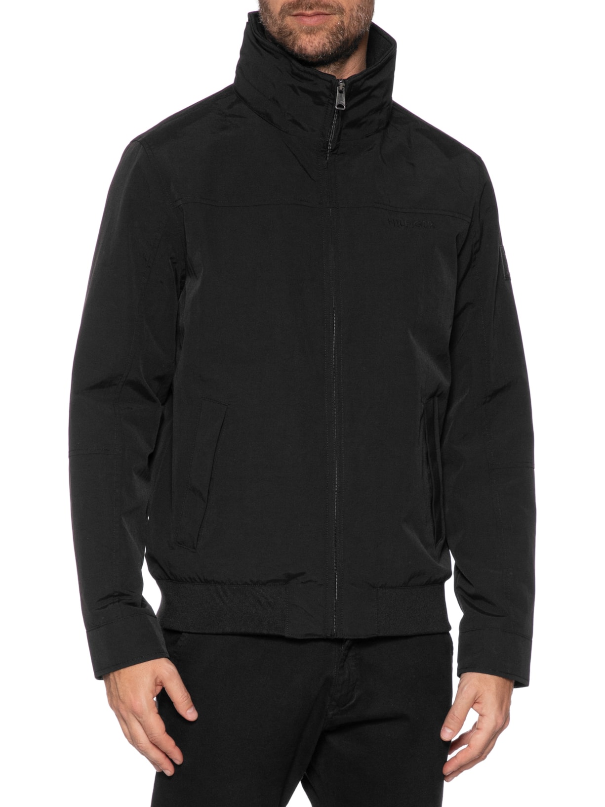 Jaqueta Masculina Corta Vento Regatta Preto Tommy Hilfiger