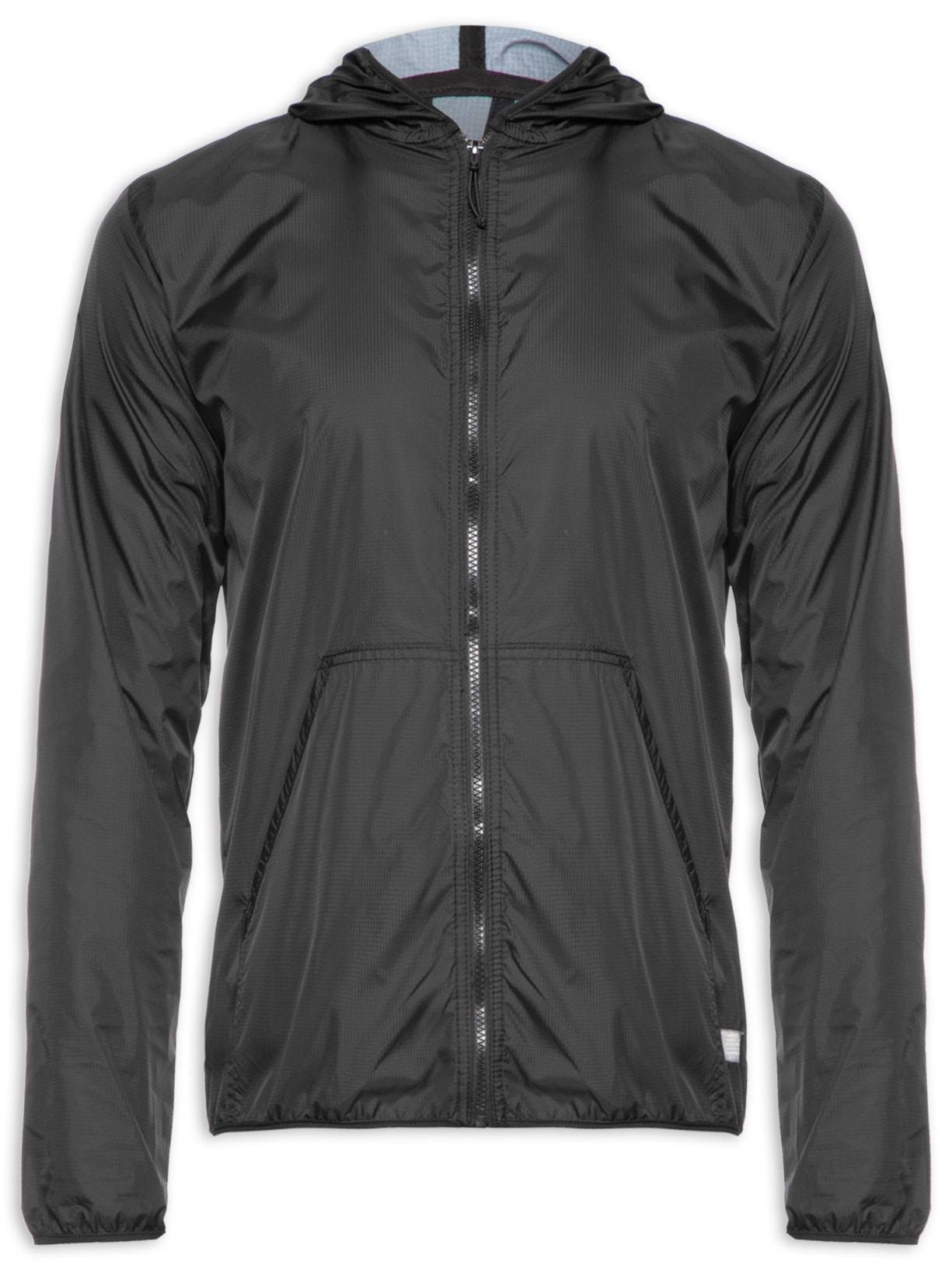 Jaqueta Masculina Corta Vento Ripstop - Preto