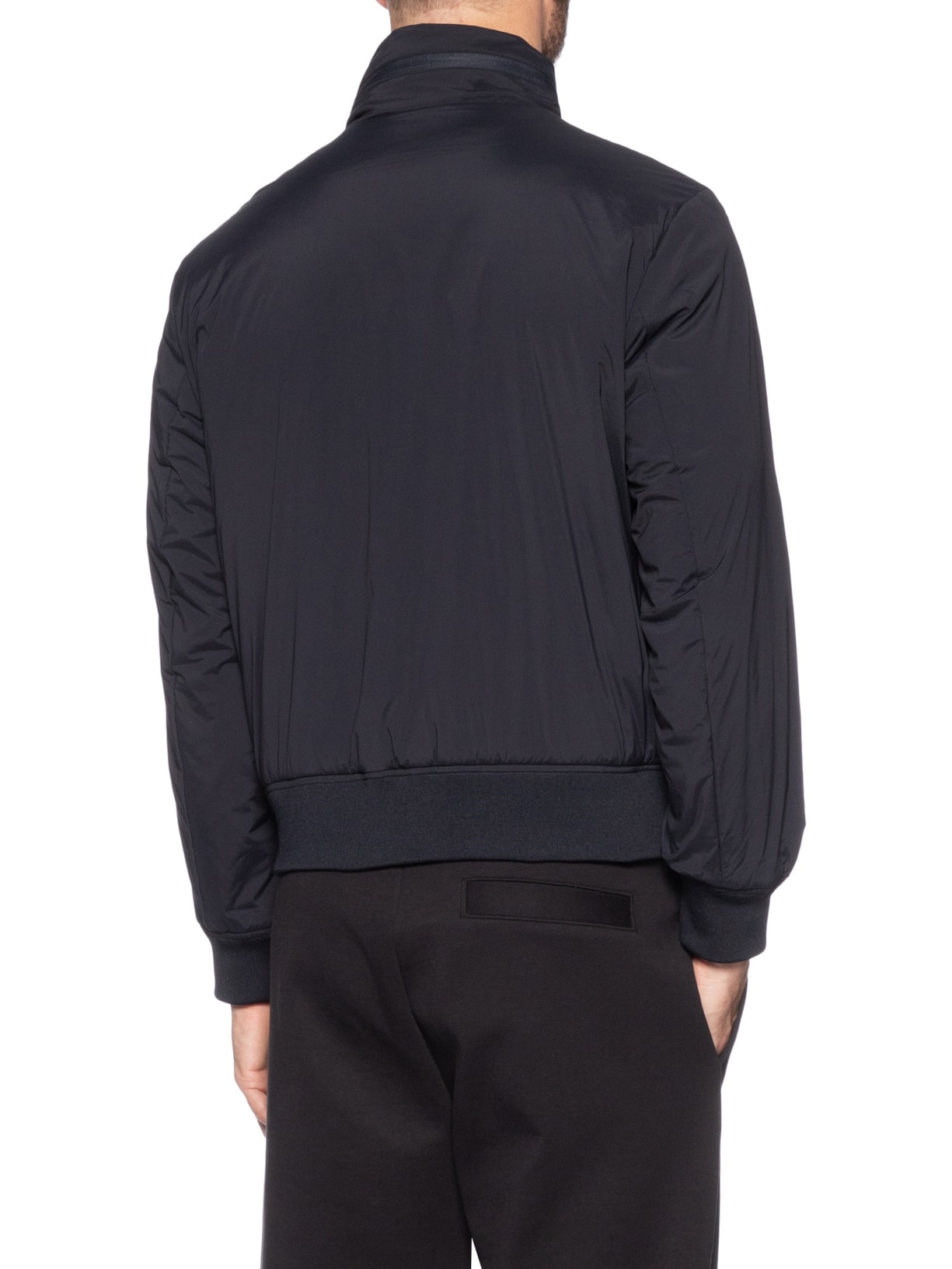 Jaqueta Masculina Corta-Vento Stretch Nylon Azul Armani Exchange