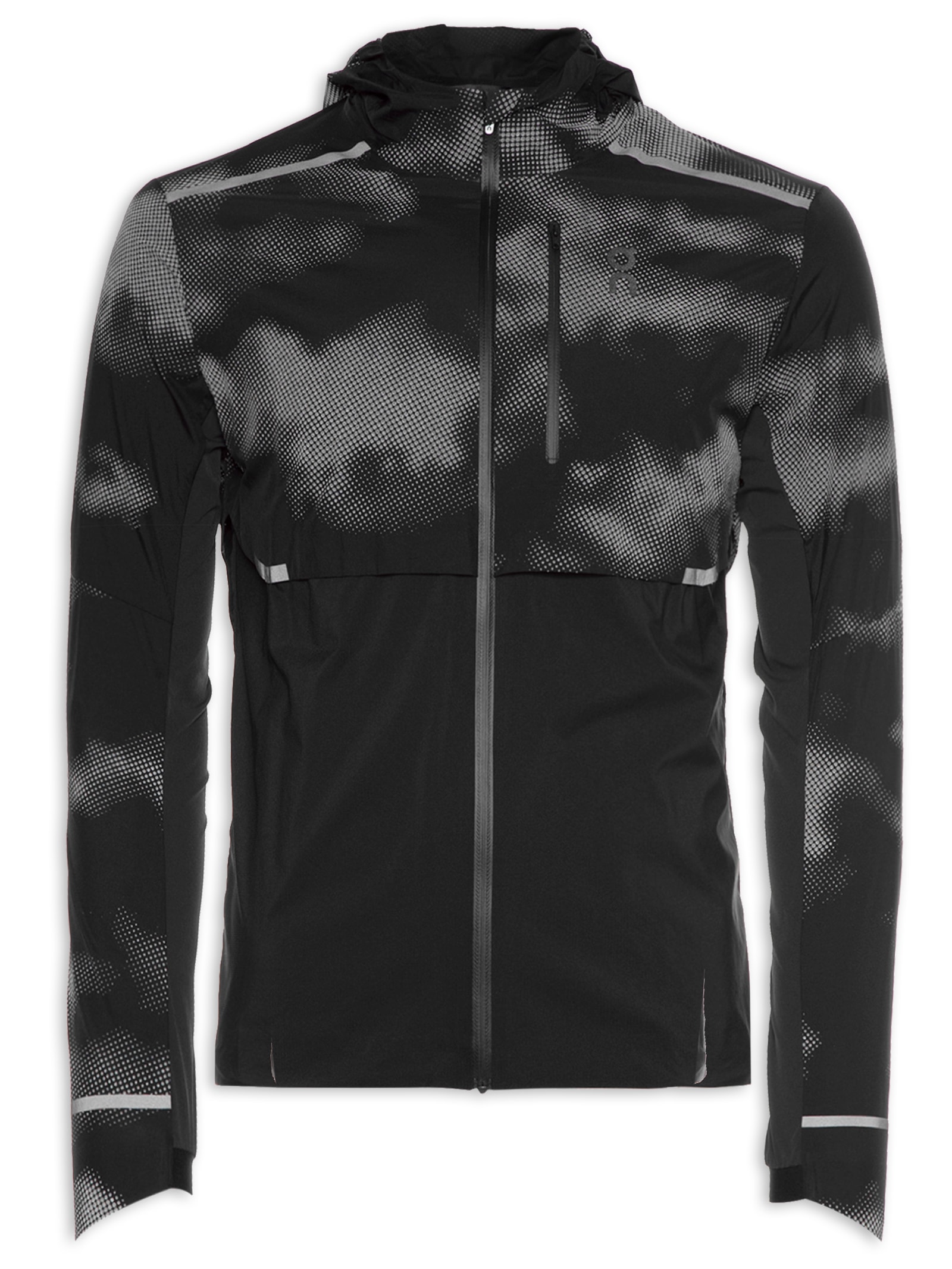 Jaqueta Masculina Corta Vento Weather Lumos - On Running - Preto