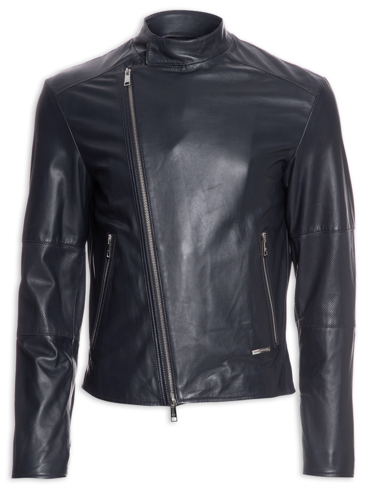 Jaqueta Masculina Couro - Azul