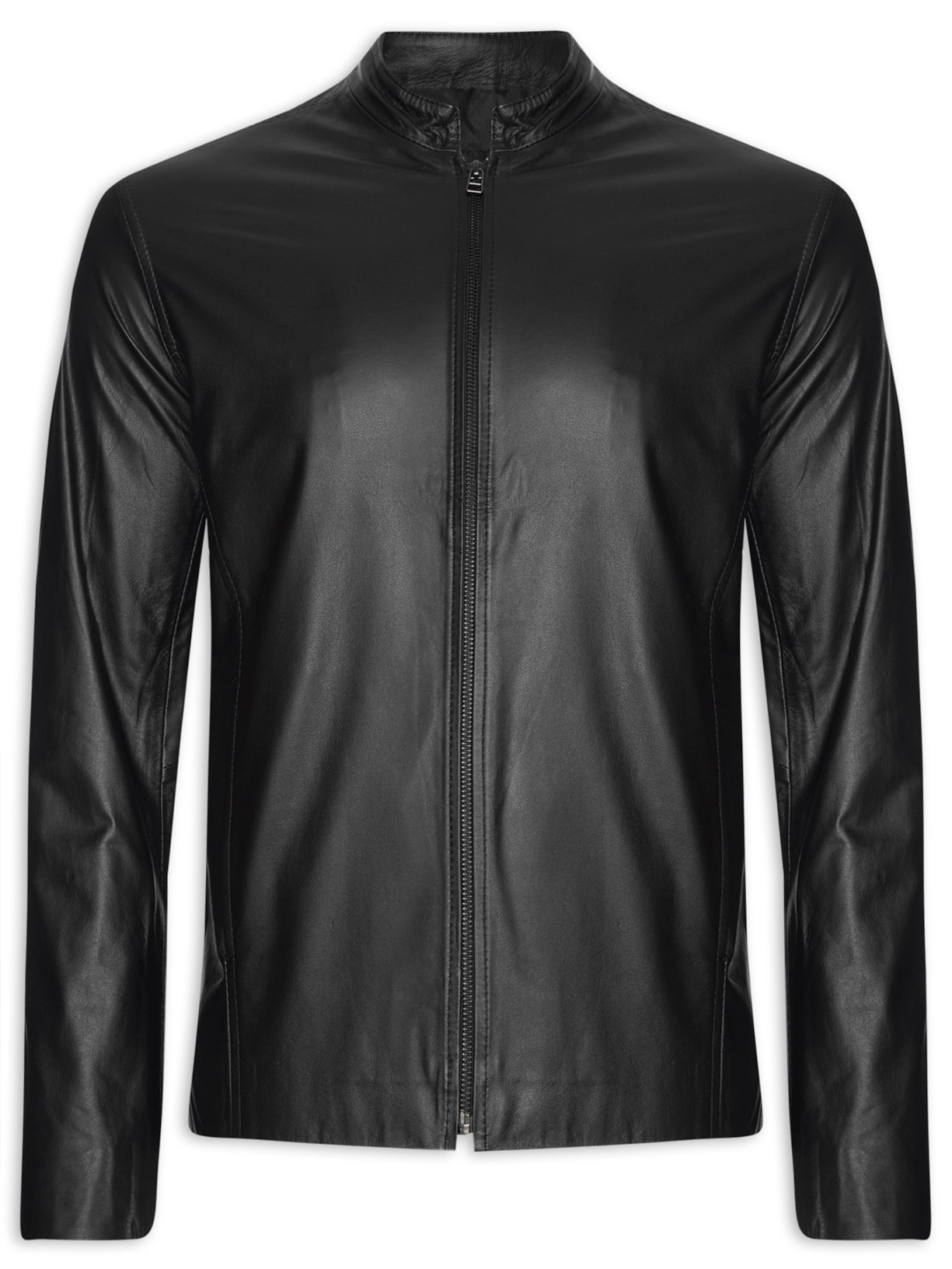 Jaqueta Masculina Couro Brandon - Nret - Preto