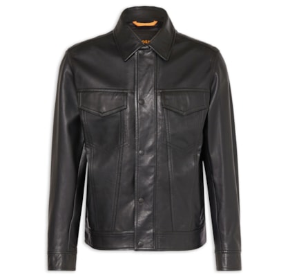 Jaqueta Masculina Couro Jocruz - Preto