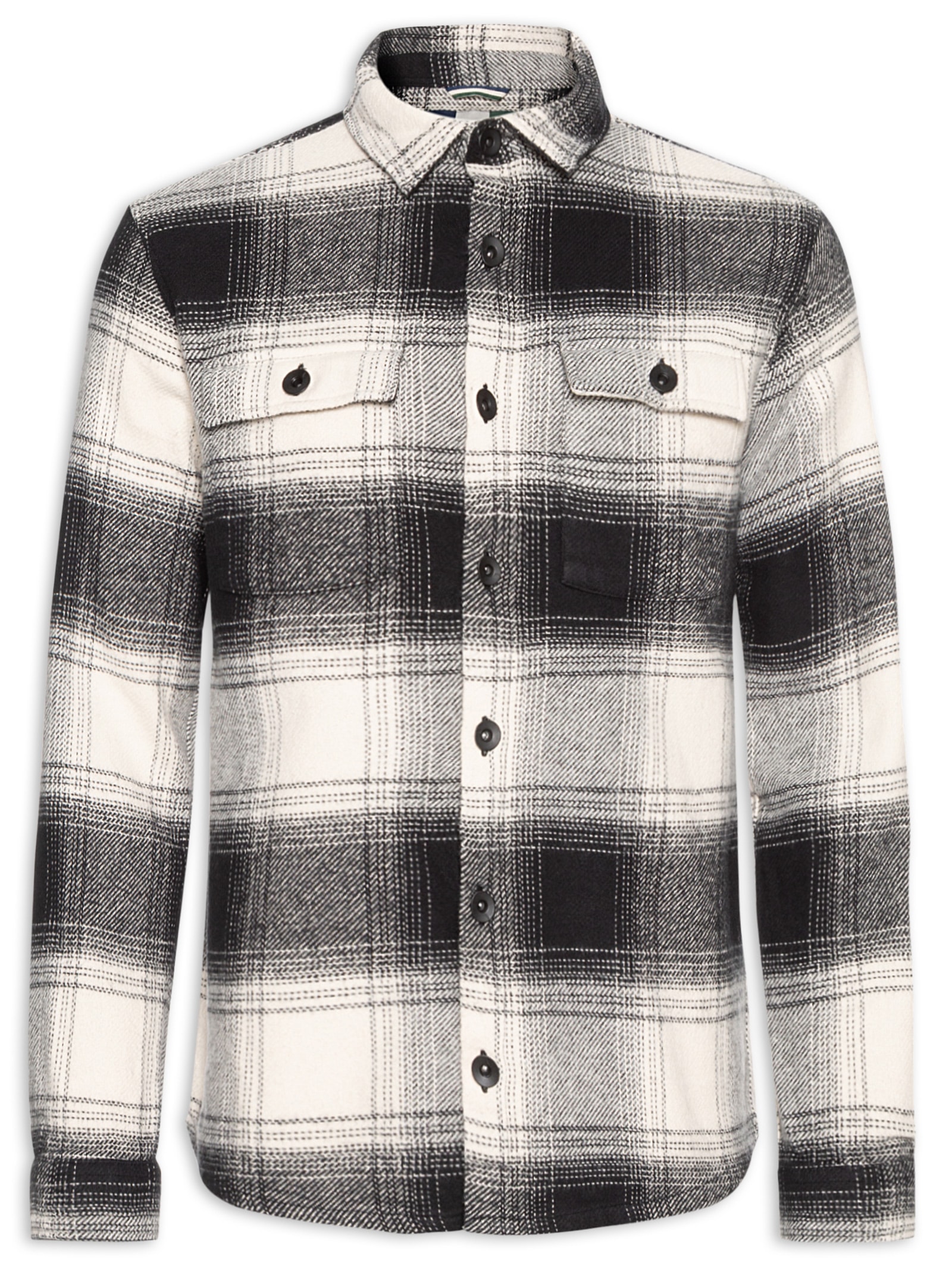 Reserva - Jaqueta Masculina Curitiba Xadrez Wild West - Preto