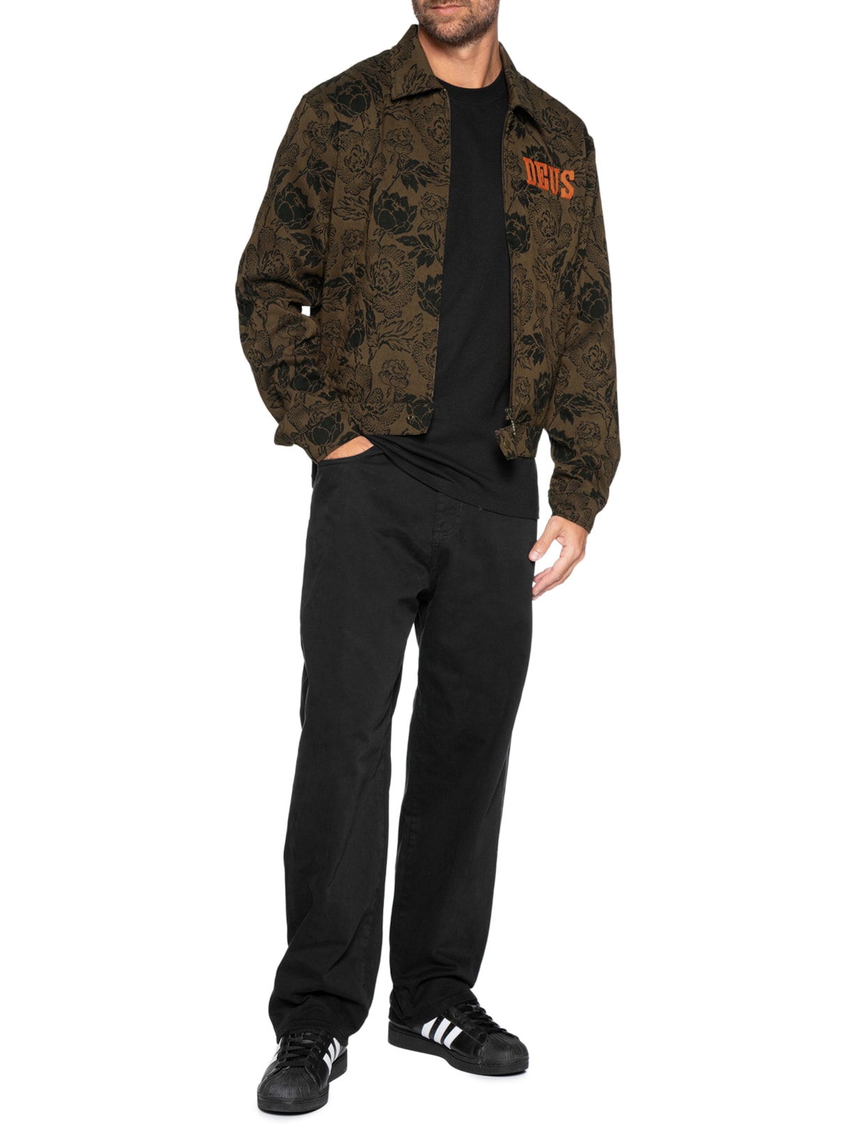 Jaqueta Masculina Danse Macabre Marrom Deus Ex Machina