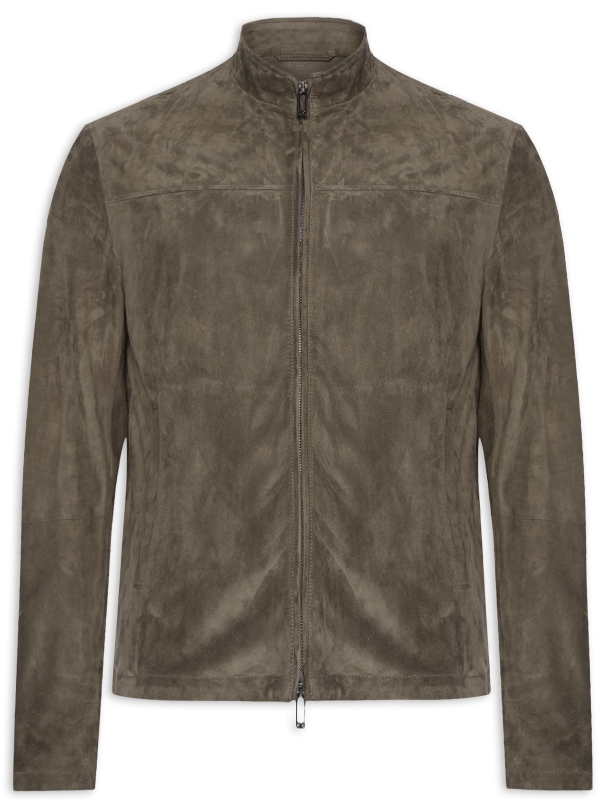 Jaqueta Masculina De Couro Blouson Jacket - Marrom