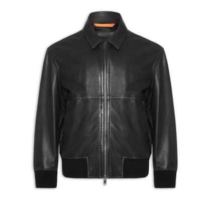 Jaqueta Masculina De Couro Joberg - Marrom