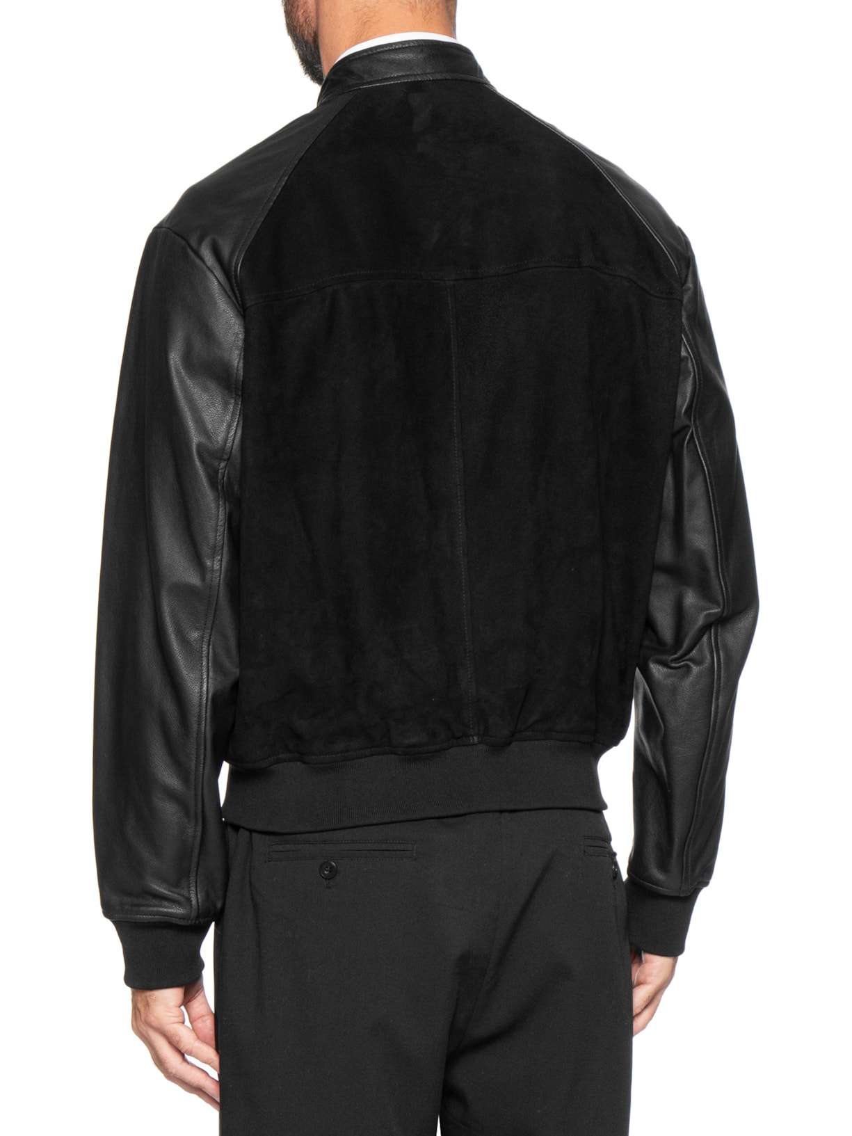 Jaqueta Masculina De Couro Preto Armani Exchange