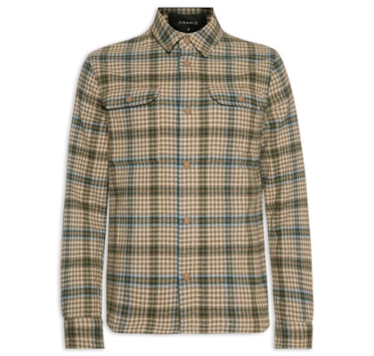 Jaqueta Masculina De Lã Relaxed Fit - Marrom