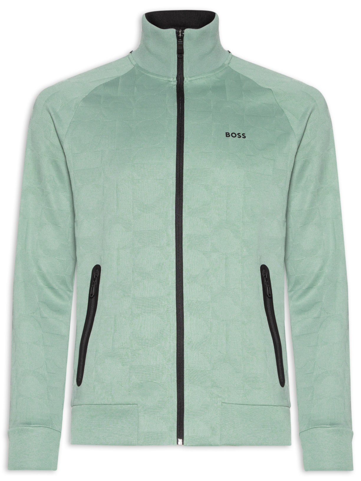 Jaqueta Masculina De Moletom Skarley Striped - Verde