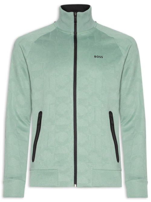 Jaqueta Masculina De Moletom Skarley Striped - Verde