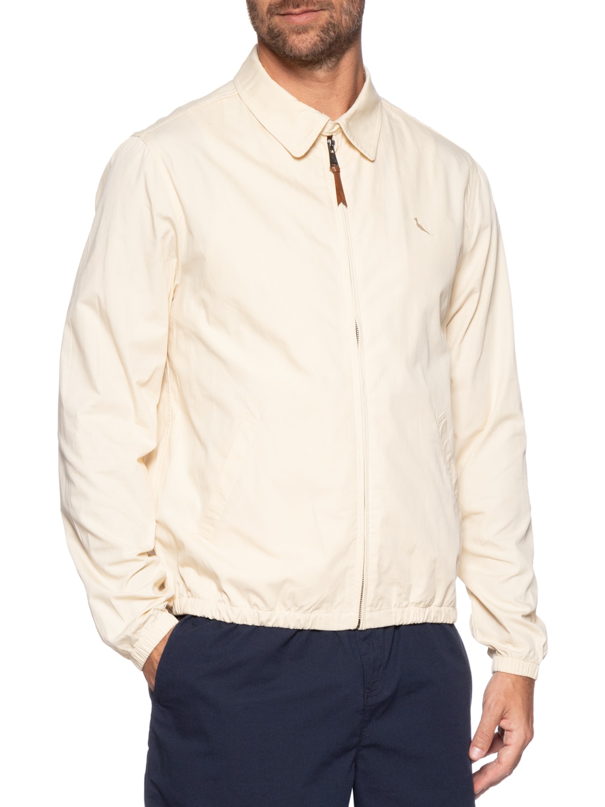 Jaqueta Masculina De Sarja Elliot Bege Reserva