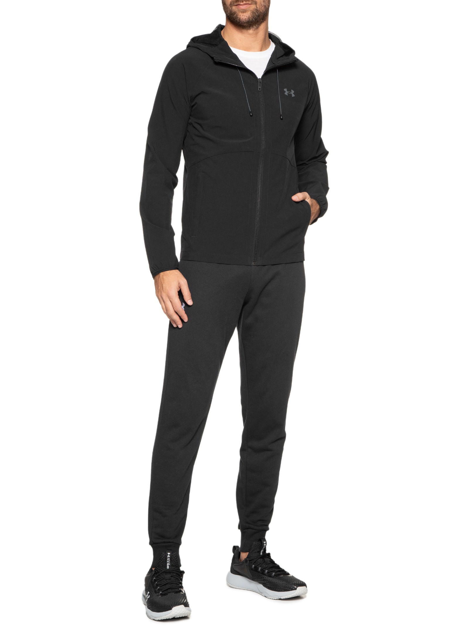 Jaqueta Masculina De Treino Stretch Woven Windbreaker - Under