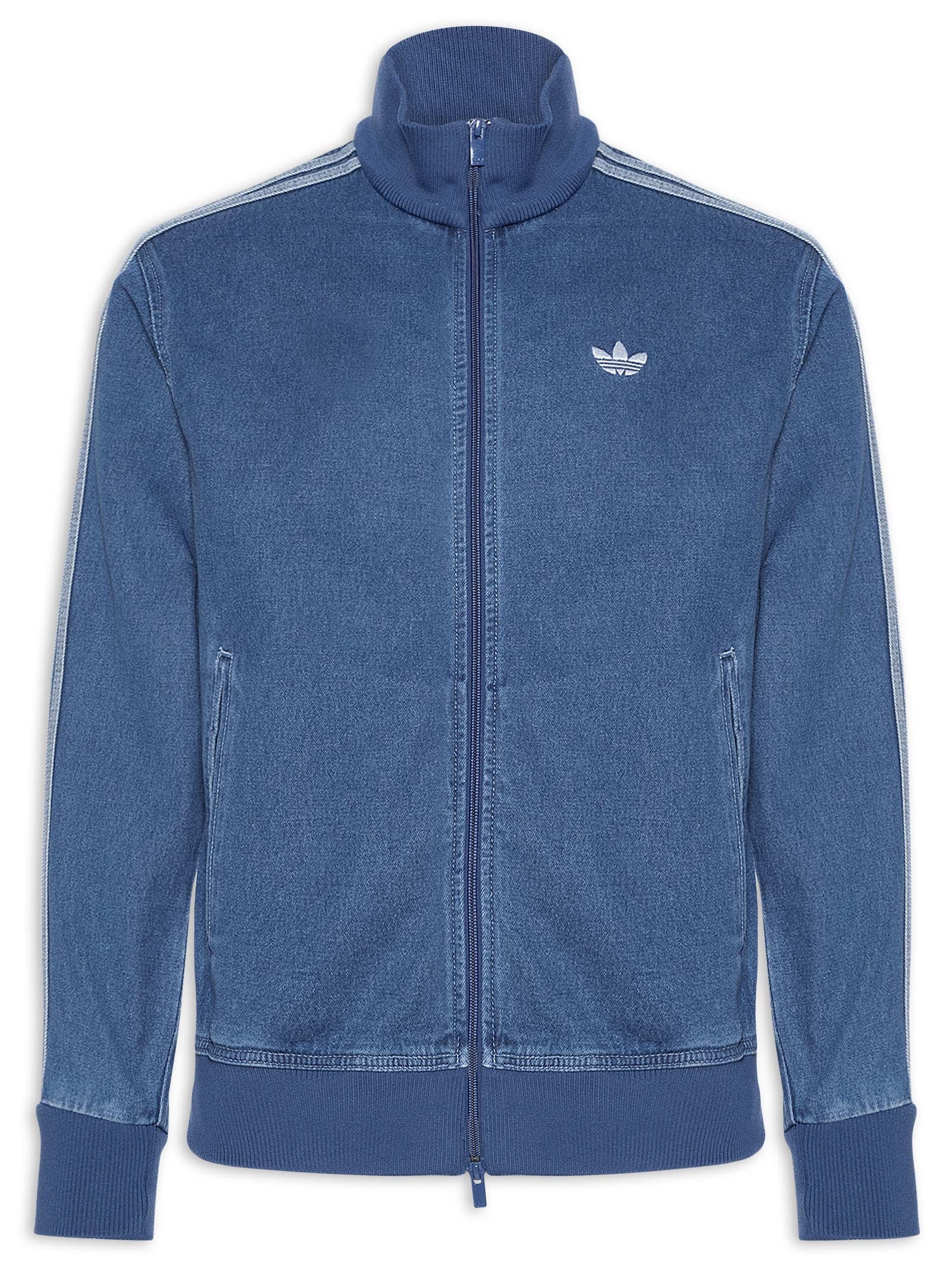 Adidas Originals - Jaqueta Masculina Denim Firebird TT - Azul