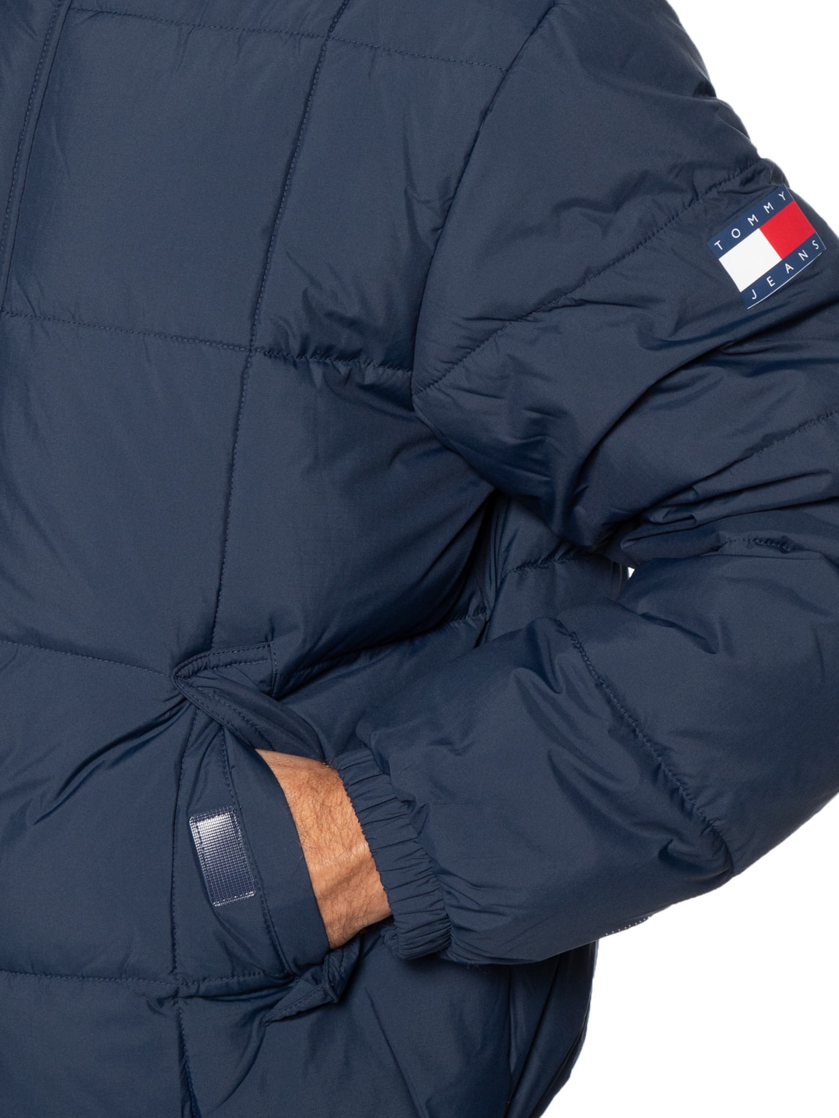 Jaqueta Masculina DNA Collar Puffer Azul Tommy Jeans