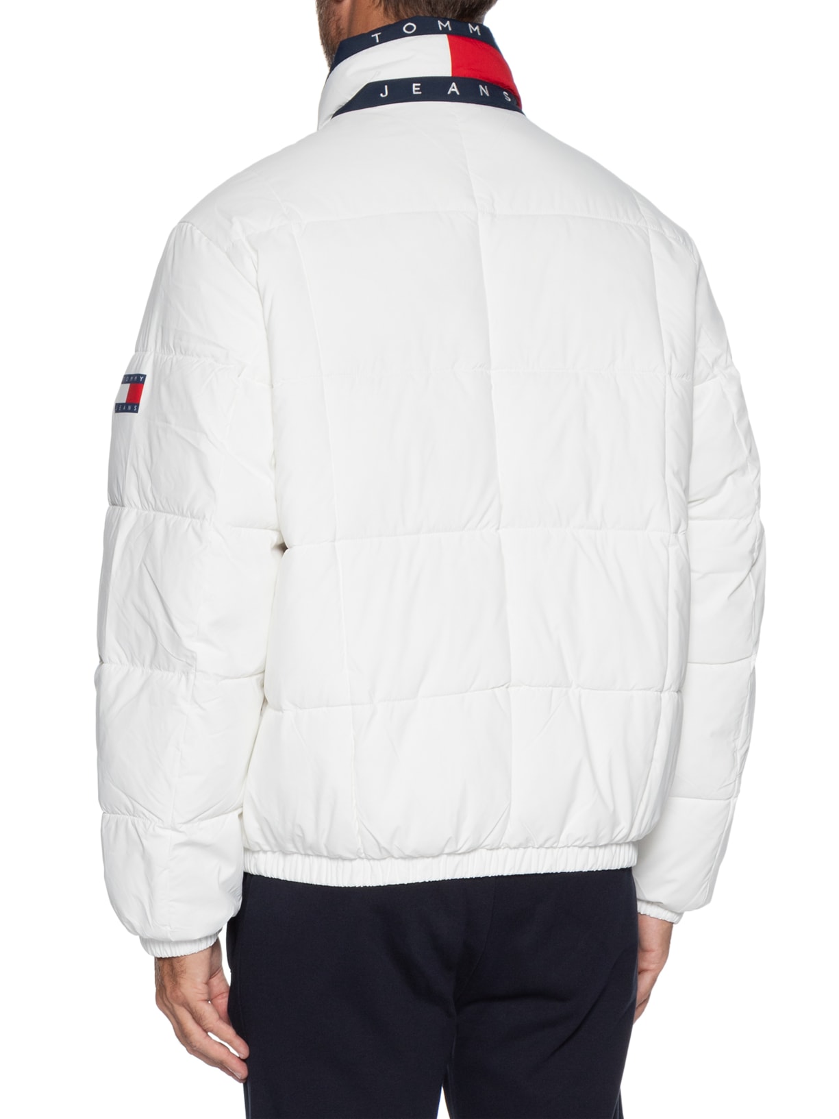 Jaqueta Masculina DNA Collar Puffer Branco Tommy Jeans