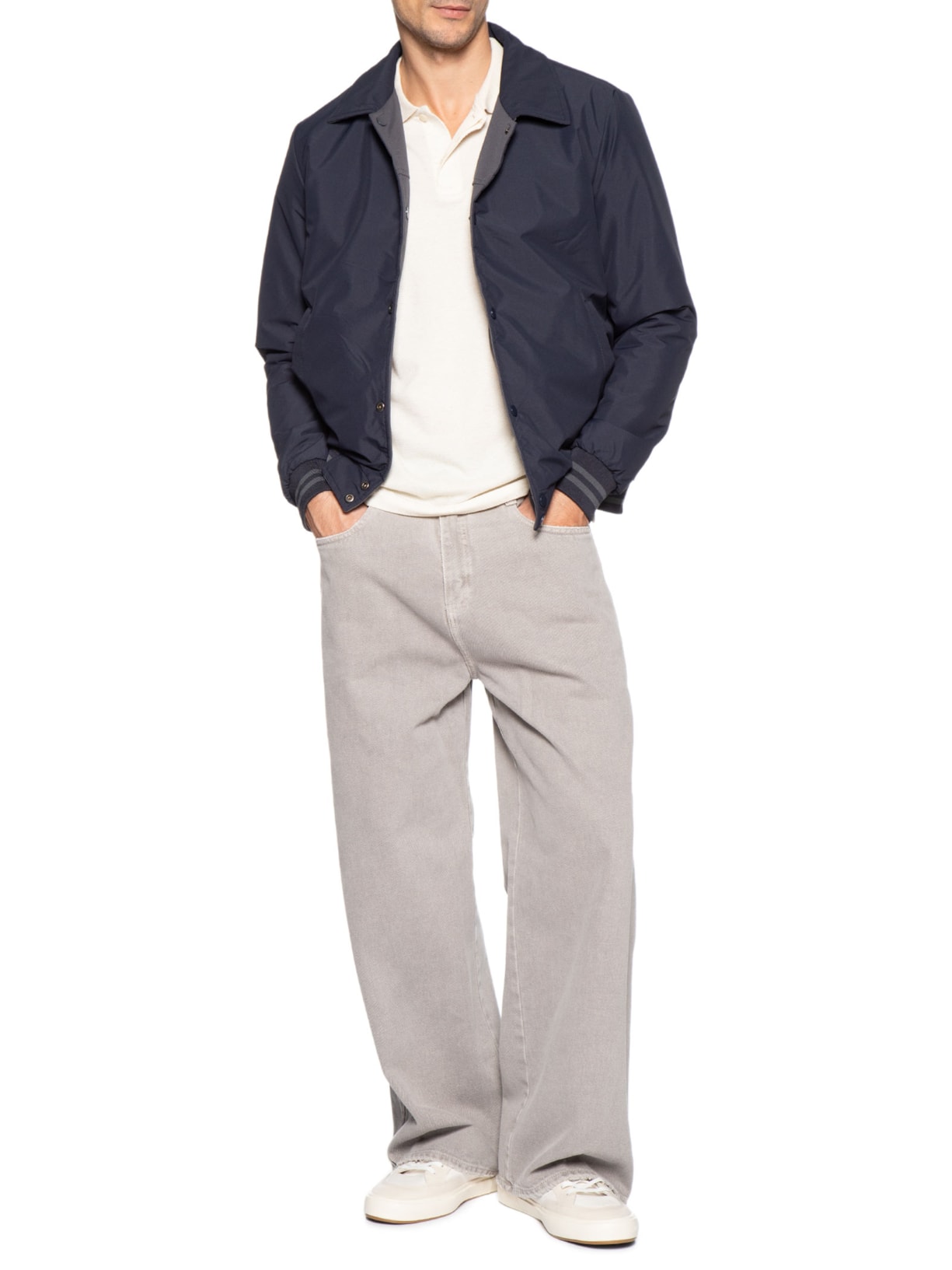 Jaqueta Masculina Double Face Azul Pineapple