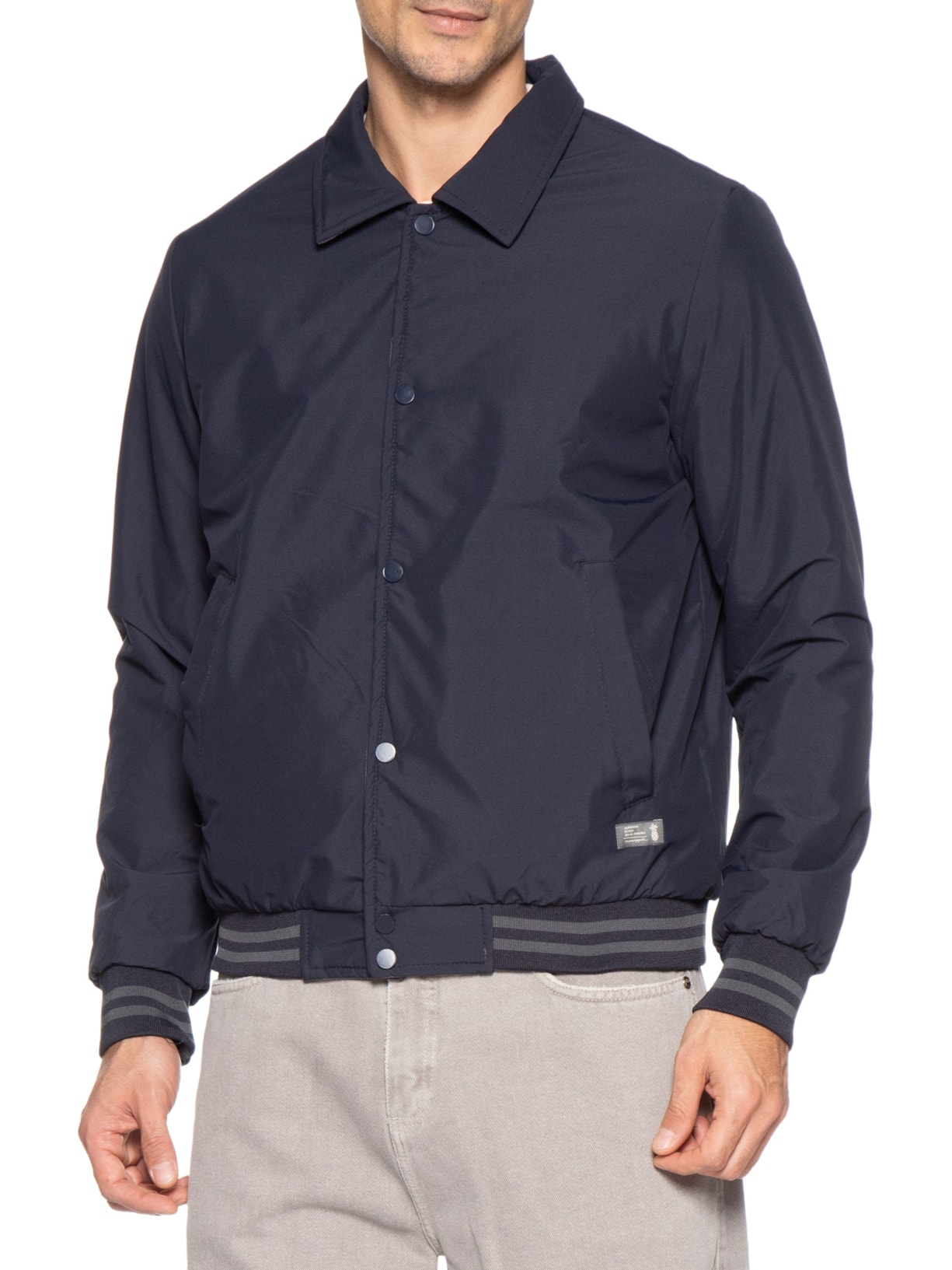 Jaqueta Masculina Double Face Azul Pineapple