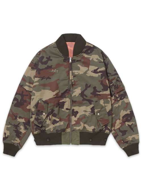 Jaqueta Masculina Double Face Camo - Verde