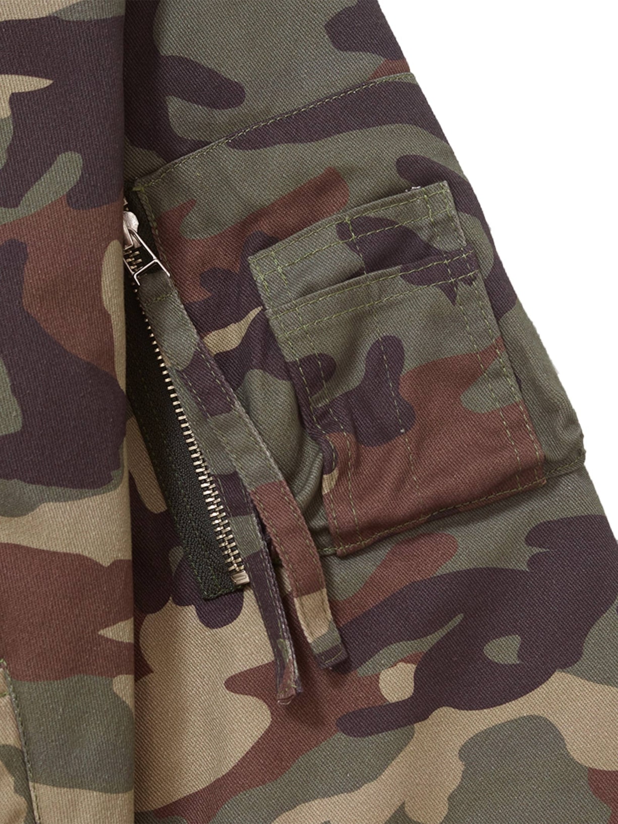 Jaqueta Masculina Double Face Camo Verde Piet