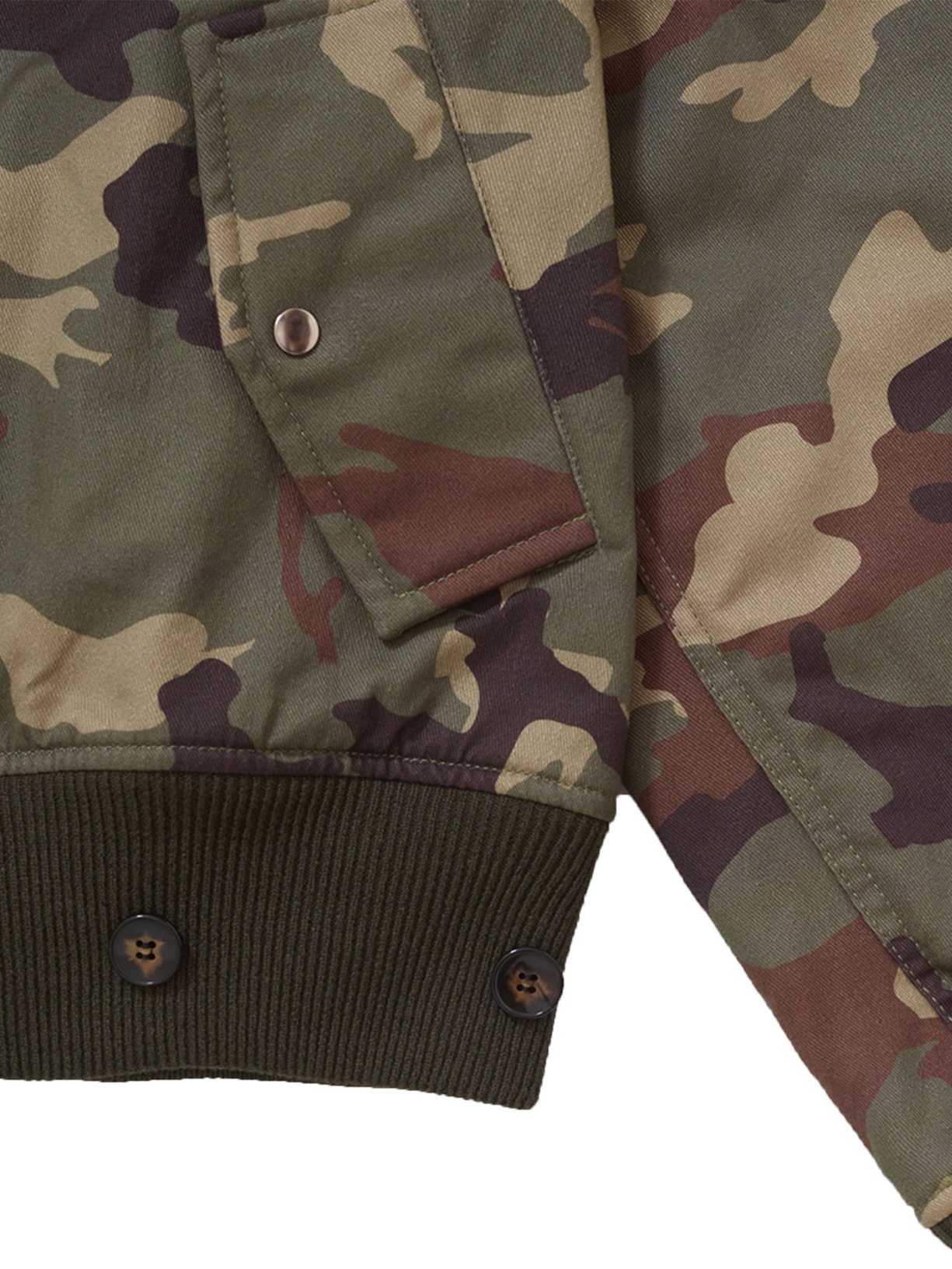 Jaqueta Masculina Double Face Camo Verde Piet