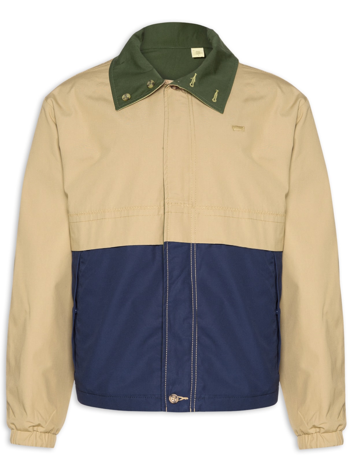 Jaqueta Masculina Double Face em Canvas de Algodão - Verde