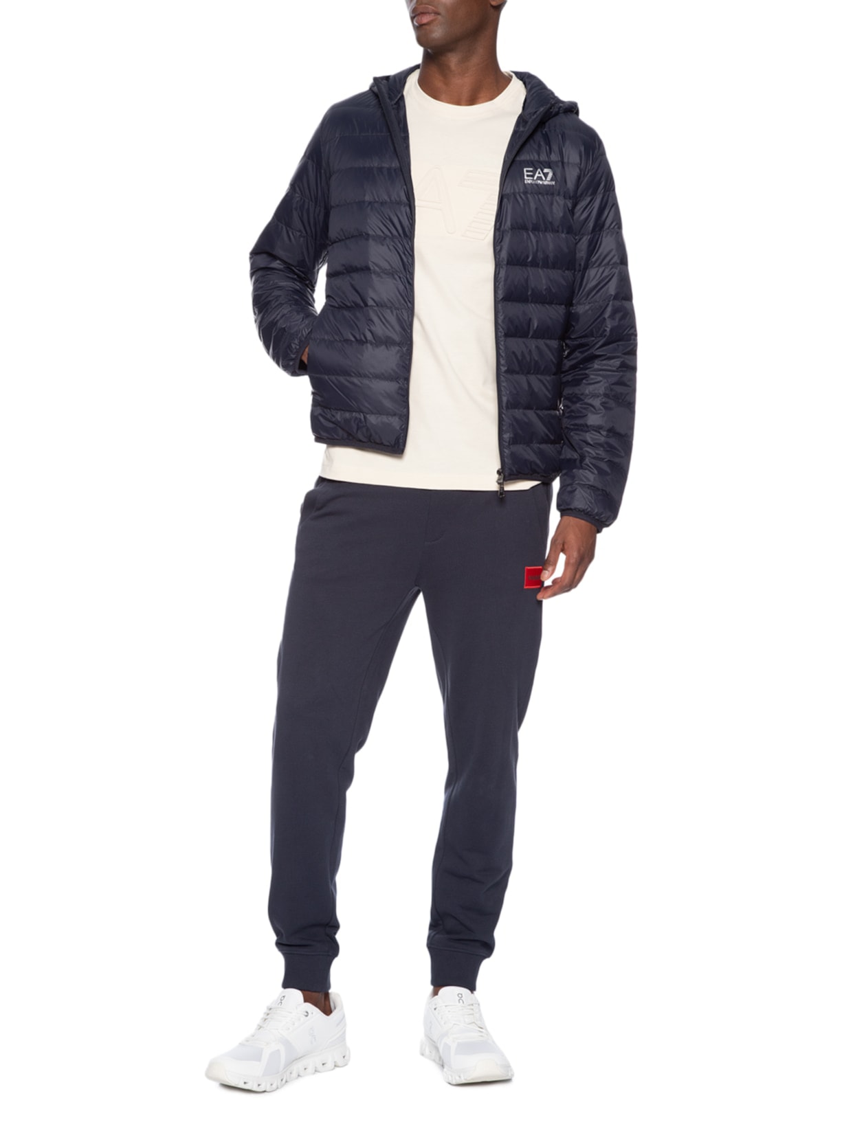 Jaqueta Masculina Down Azul Marinho Ea7 Emporio Armani