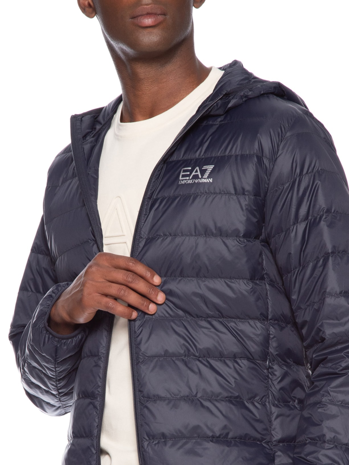 Jaqueta Masculina Down Azul Marinho Ea7 Emporio Armani