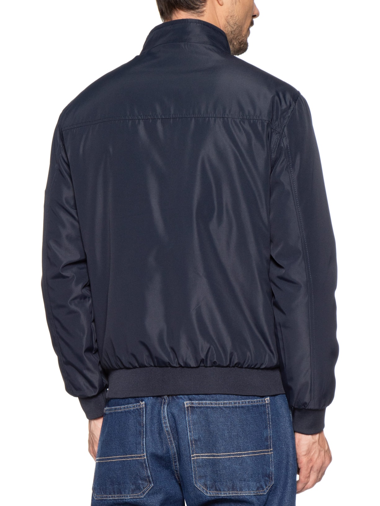 Jaqueta Masculina Dupla Face Azul Basiq Men