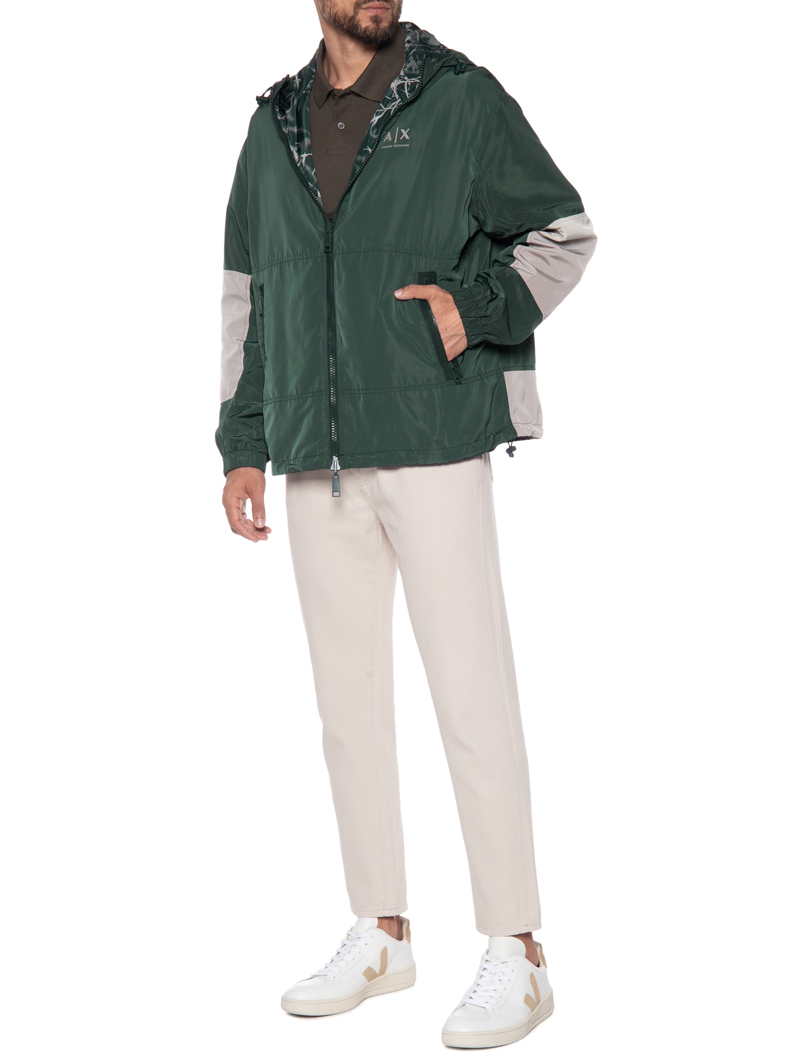 Jaqueta Masculina Dupla - Armani Exchange - Verde