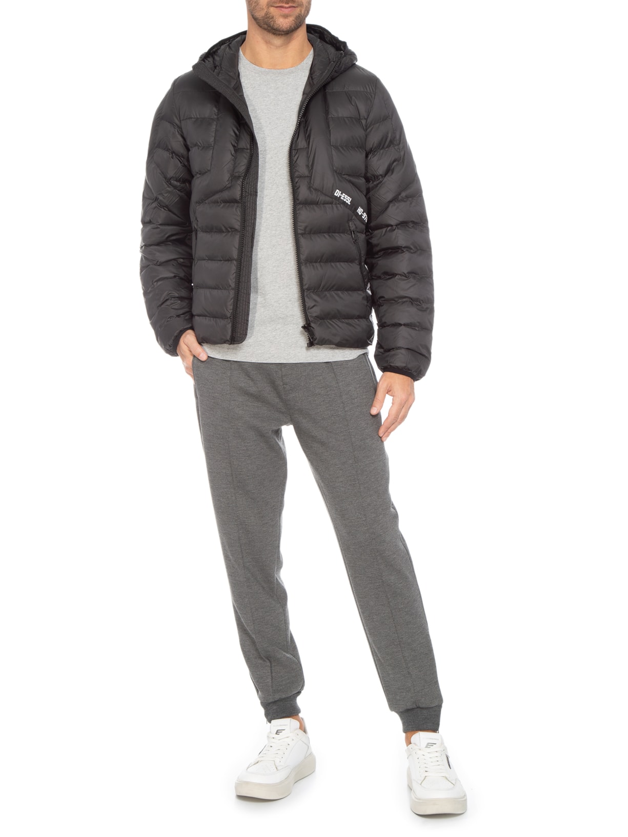Jaqueta Masculina Dwain Preto Diesel
