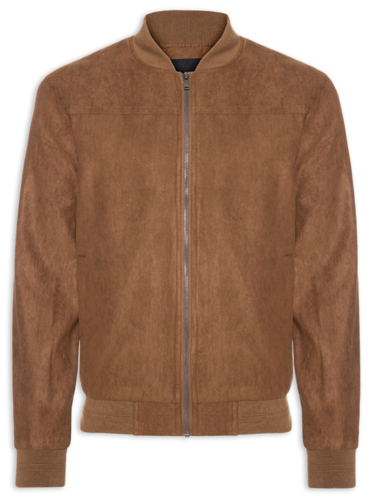 Jaqueta Masculina Em Suede - Bege