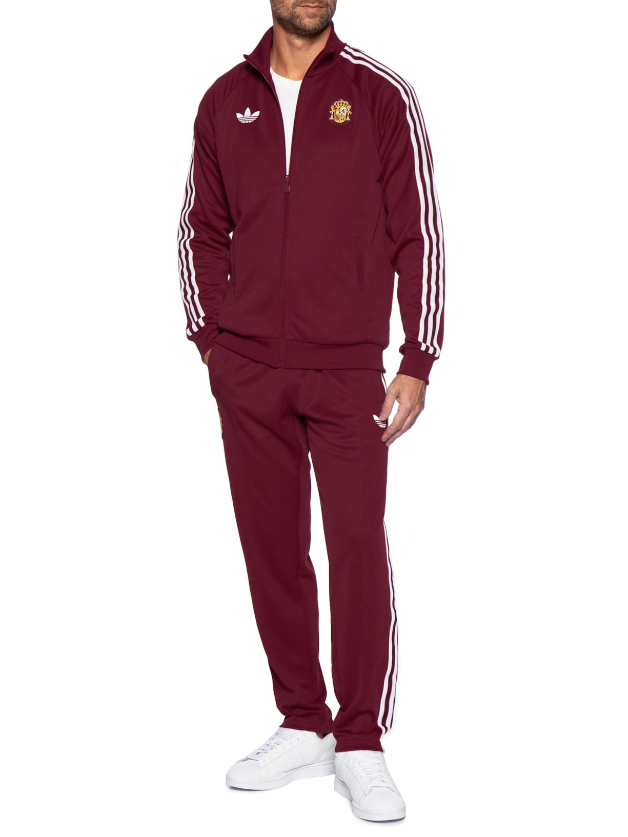 Jaqueta Masculina Espanha Originals Vermelho Adidas Originals