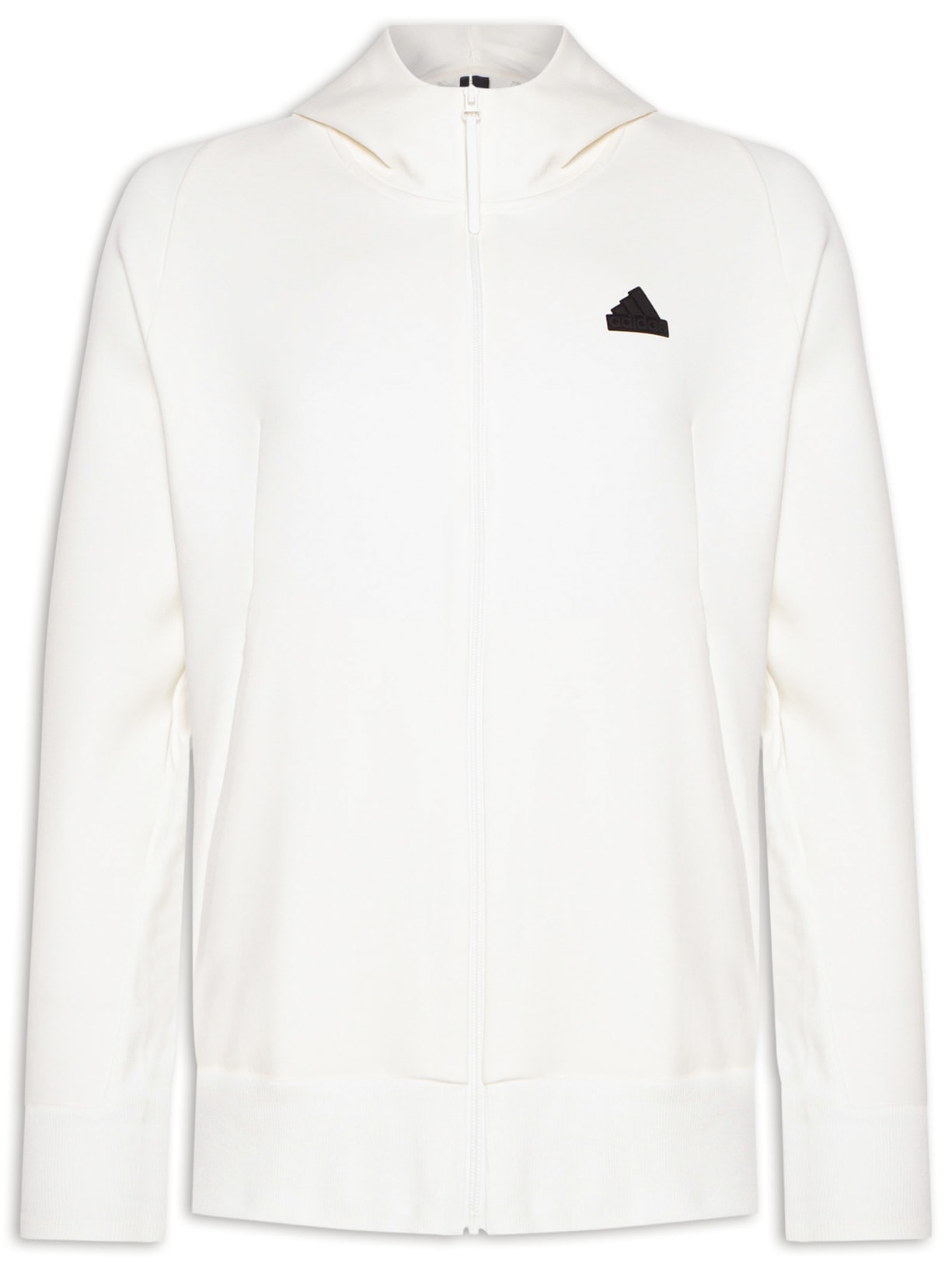 Jaqueta Masculina Esportiva Com Capuz E Zíper ZNE Premium - Off White