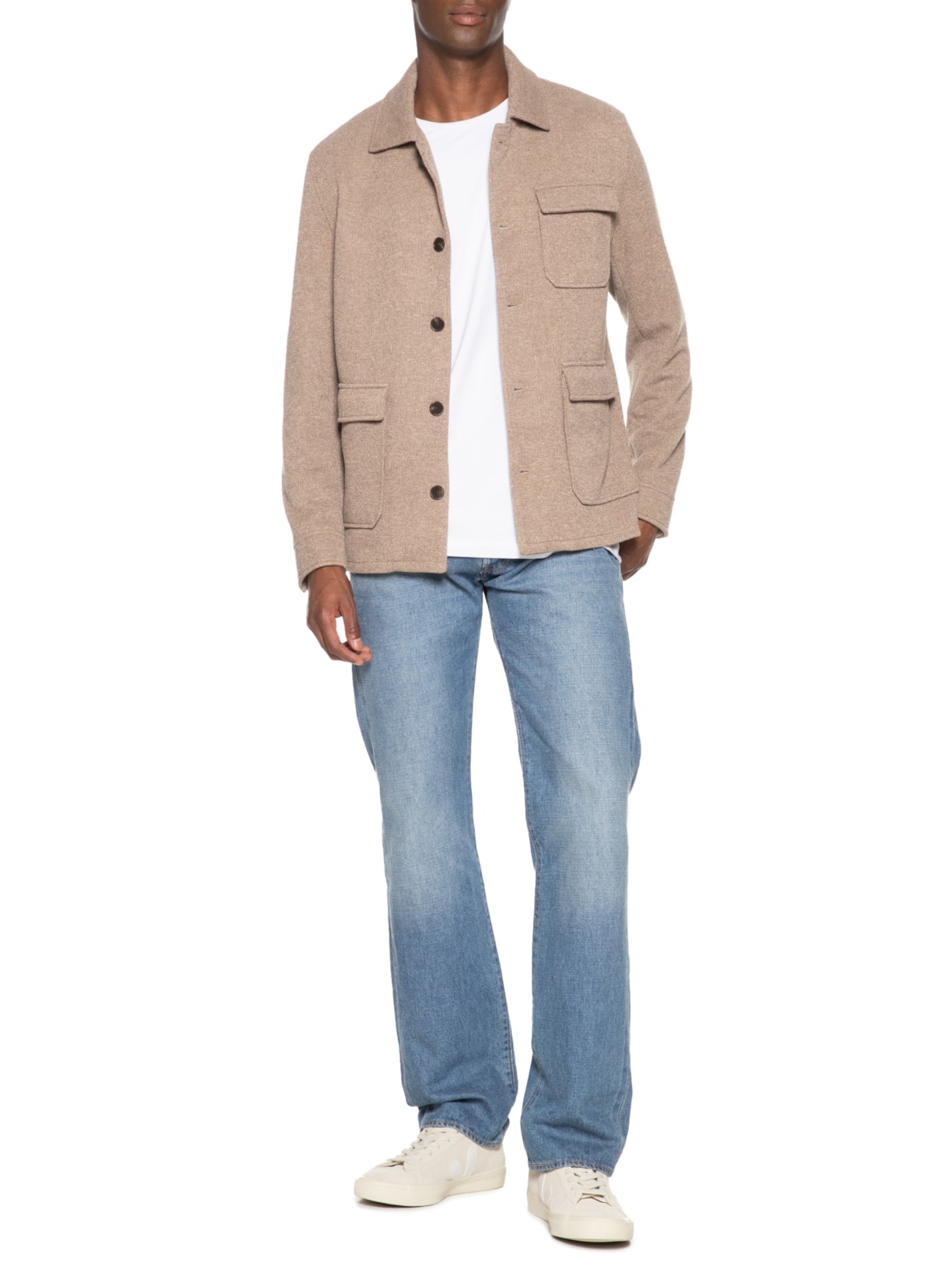 Jaqueta Masculina Falesia Bege Foxton
