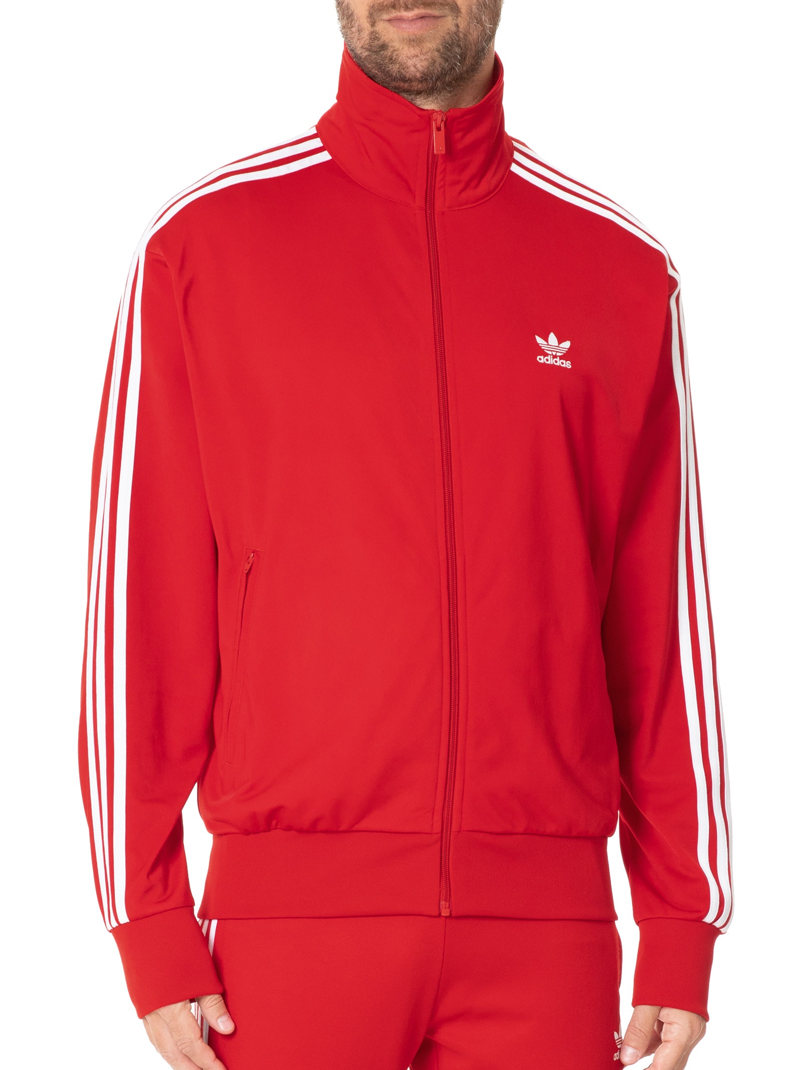 adidas Beckenbauer TT ジャケット 赤 adidas/アディダス BECKENBAUER TT トラックジャケット（ジャージ
