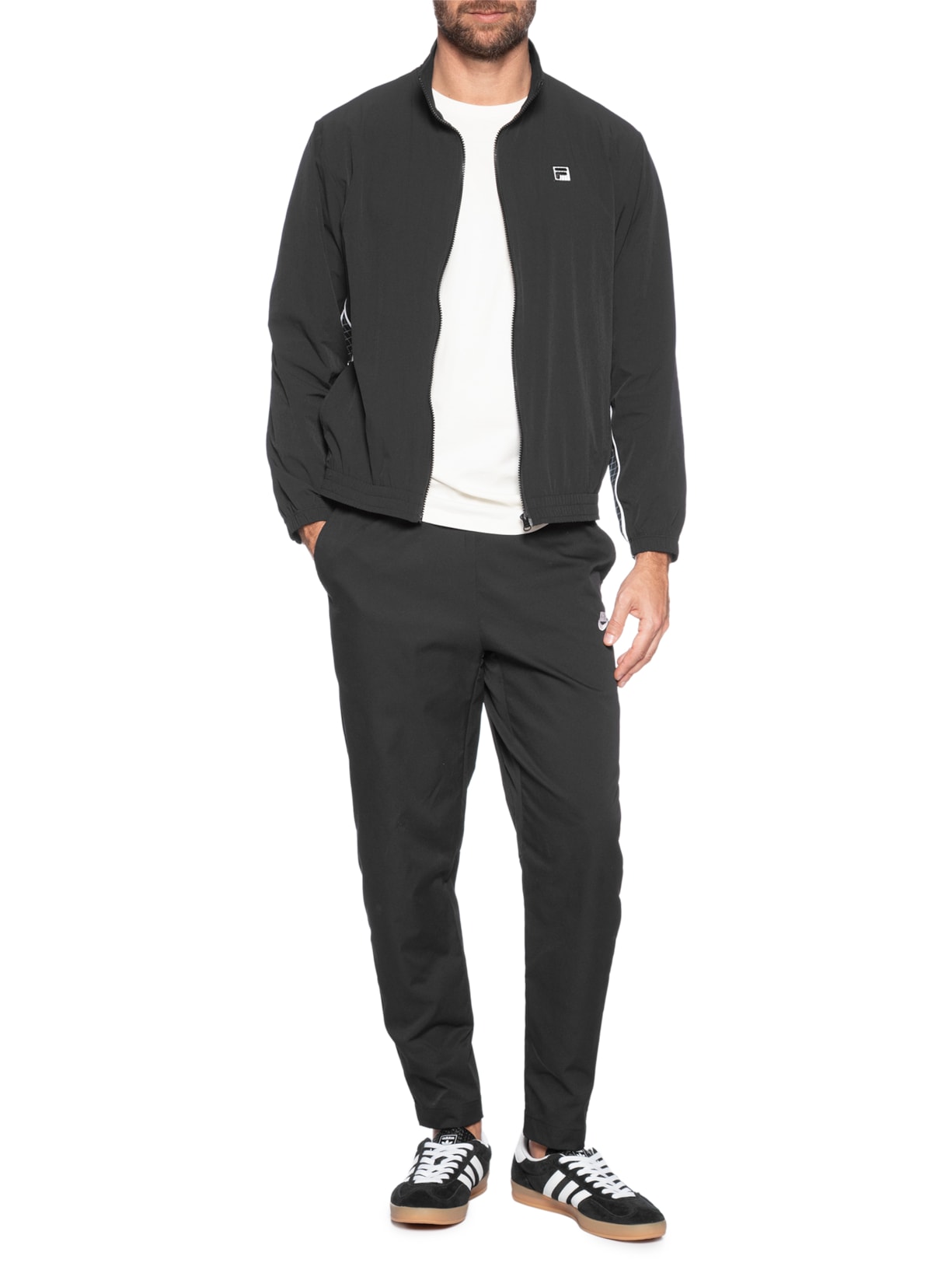 Jaqueta Masculina Fila Tennis Union Classics Preto Fila