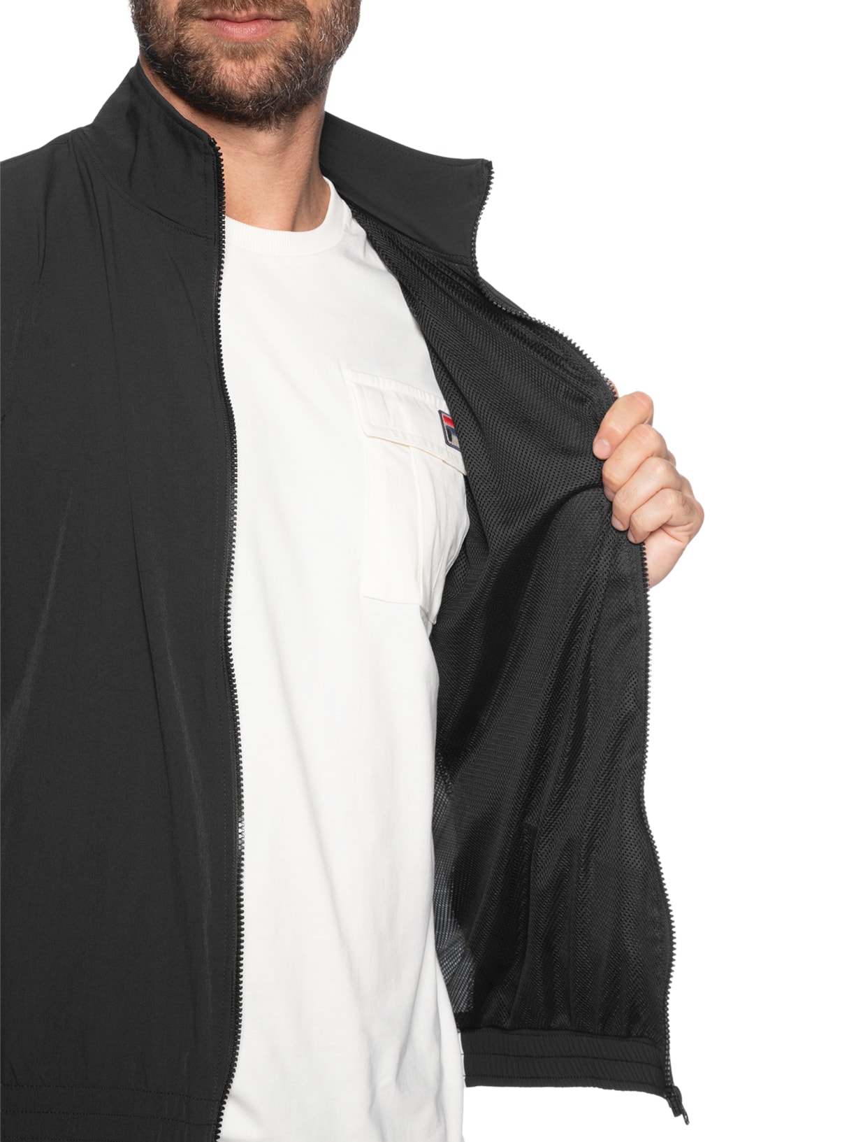 Jaqueta Masculina Fila Tennis Union Classics Preto Fila