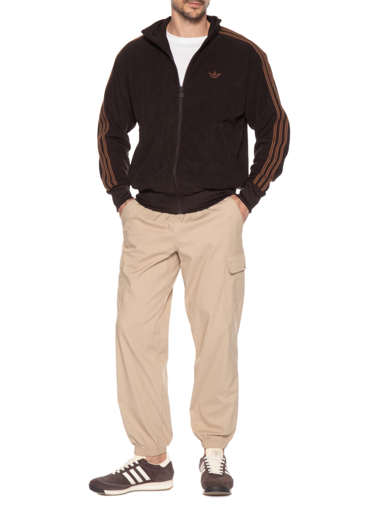 Jaqueta Masculina Firebird Marrom Adidas Originals